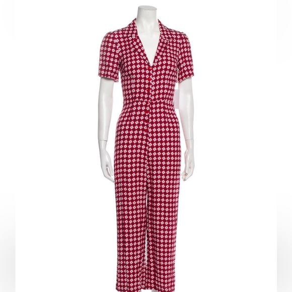 Reformation Red Jumpsuit Size 2 - Picture 6 of 10